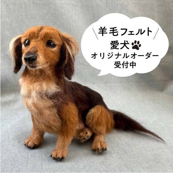 羊毛フェルト【オーダーメイド】うちの子オーダー✴︎犬✴︎愛犬