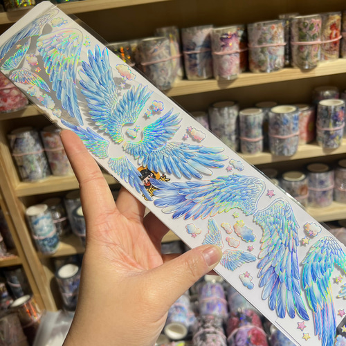 海外マスキングテープ 巻き売り 装飾マステ 動物 龍 海外マスキング