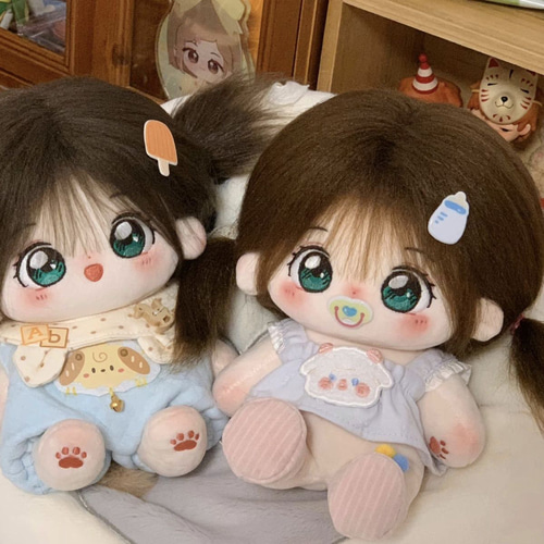 無属性 ぬいぐるみ 20cm 着せ替えぬいぐるみ 茶髪緑の目女の子 桜レレ