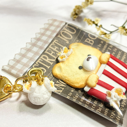 くまさんのポップコーンクッキー♡ スイーツ ケーキ Cookie フェイク
