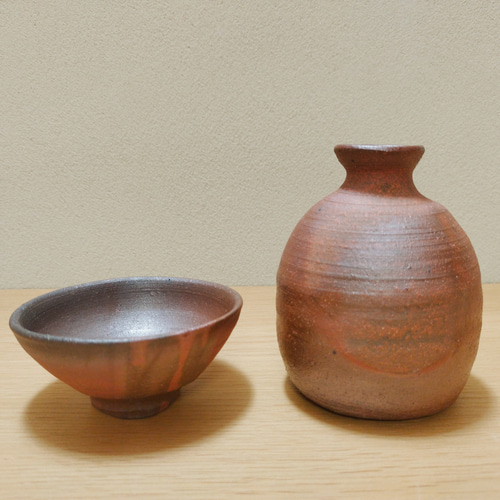 □備前焼の酒器セット□ おちょこ・ぐい呑み・徳利 東児の花窯 通販