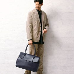 ボストントート キャリーオン可能 本革 トート 大容量 PC14インチ可