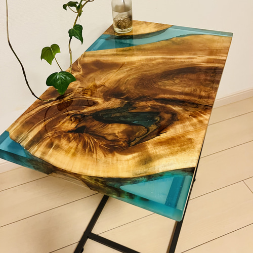 レジンテーブル ソファテーブル サイドテーブル コーヒーテーブル