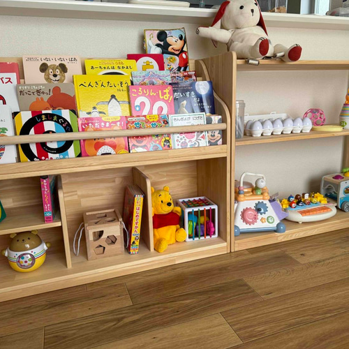 りんご様 絵本棚、おもちゃ棚セット 本棚・絵本棚・マガジンラック Kei