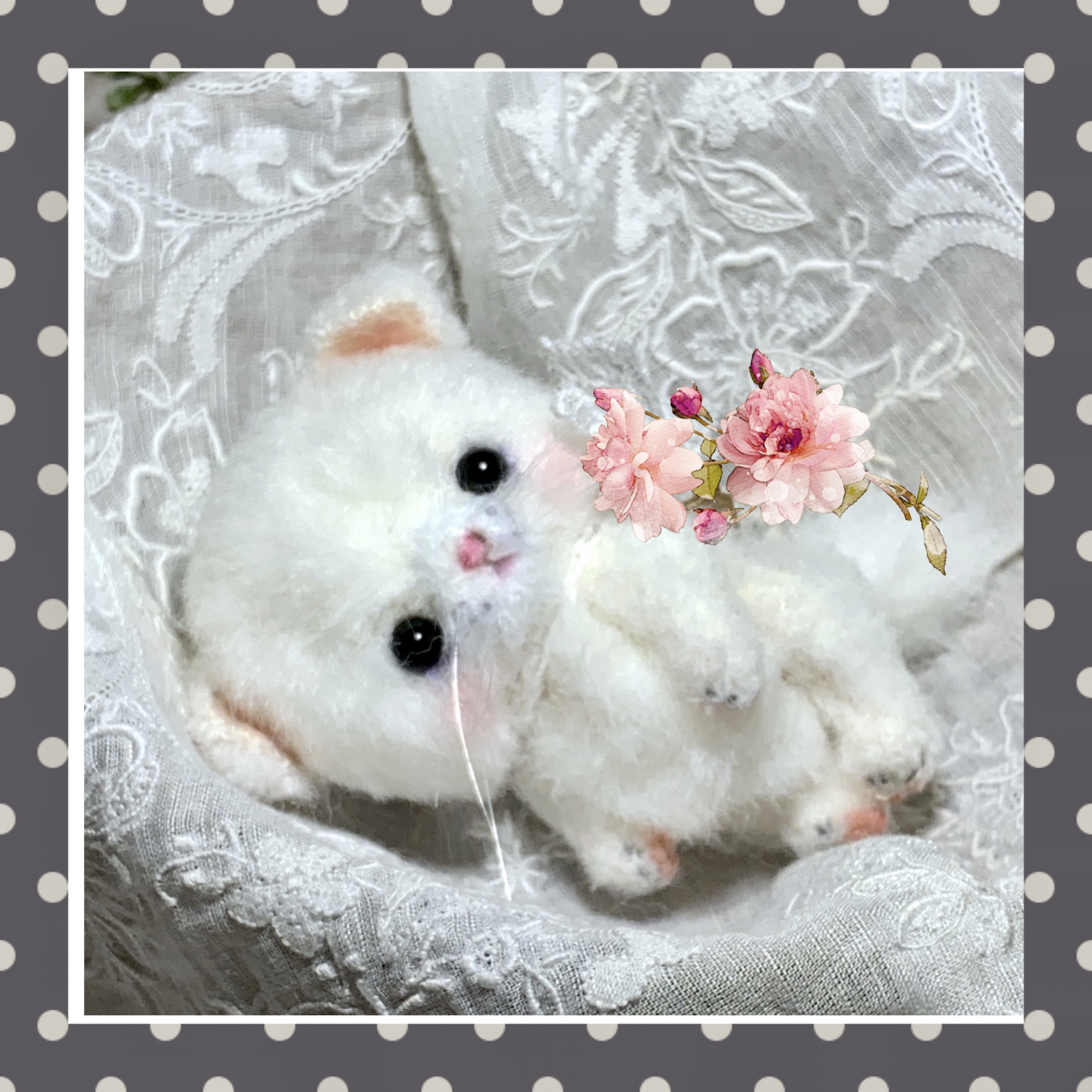 海外作家様作 アートドール ネコの赤ちゃん 海外作家様作 猫の赤ちゃん