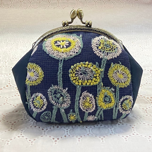 点と線模様製作所⭐️ミナペルホネン がま口ポーチ送料無料 ポーチ