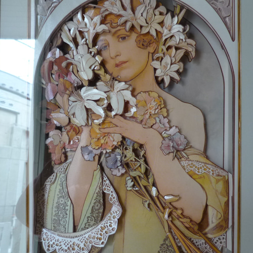 アルフォンスミュシャ3Dシャドーボックス 絵画 3D工房Fine Art 通販