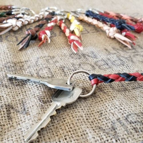 ☆オーダー☆革ひものキーホルダーmini キーホルダー M's craft 通販