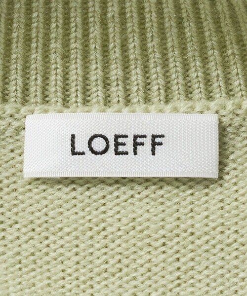 セール】＜LOEFF＞9ゲージ フリンジ ニットプルオーバー MEN'S（ニット