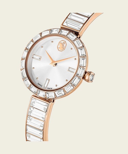 公式】【スワロフスキー】Matrix bangle ウォッチ, スイス製