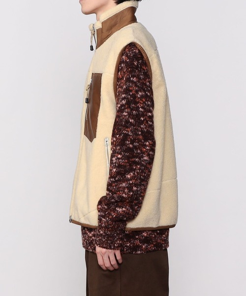 sisii（シシ）の「Sisii | ジップアップ ムートンベスト MEN（その他