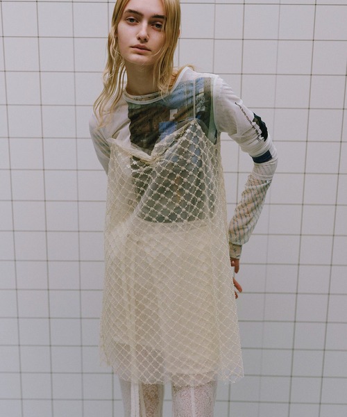 MAISON SPECIAL（メゾンスペシャル）の「Flower Beads Camisole Tunic