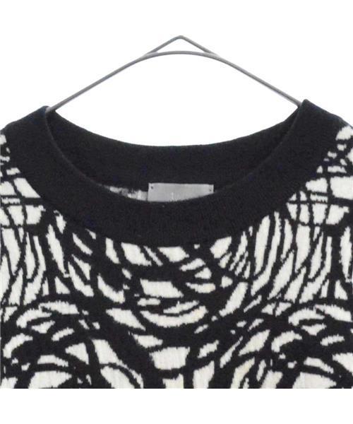 ブランド古着】薔薇 ローズフラワーデザイン総柄ニットセーター