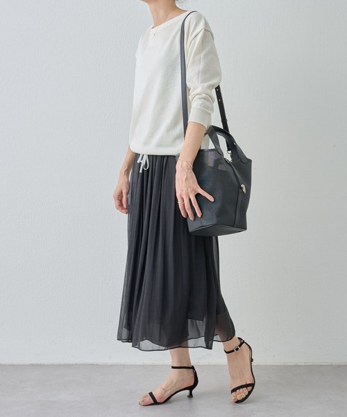 BEARDSLEY（ビアズリー）の「七分袖リネンシンプルドルマン（ニット