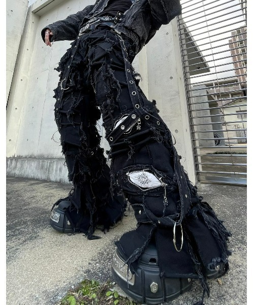 UNIZ（ユニズ）の「【UNIZ】BLACK MONSTER PANTS / 【ユニズ】ブラック