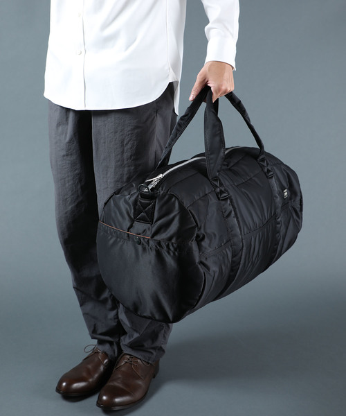 美品】ポーター タンカー 2Way ドラムバッグ Lサイズ ブラック W57 美