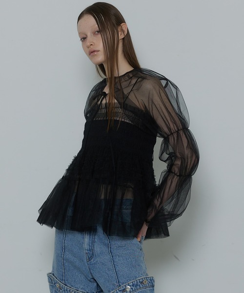 MAISON SPECIAL（メゾンスペシャル）の「Tulle Camisole Bolero