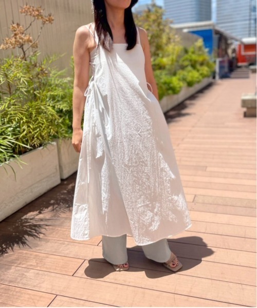 セール】サイドリボンキャミワンピース /ノースリーブワンピース