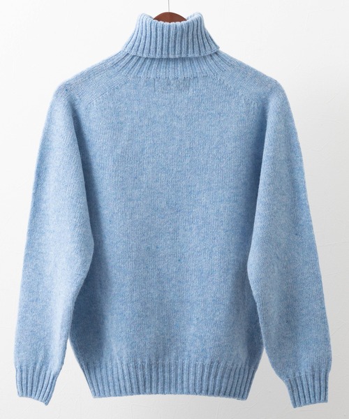 Harley of Scotland メンズ タートルネックセーター スーパーソフト