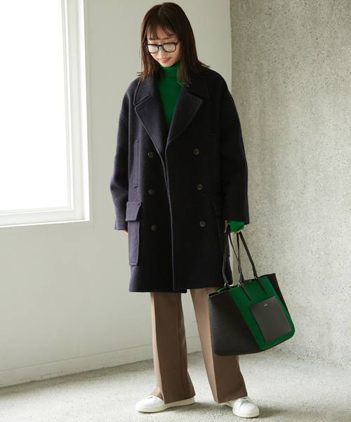 SLOBE IENA（スローブイエナ）の「T/WメルトンビックPコート