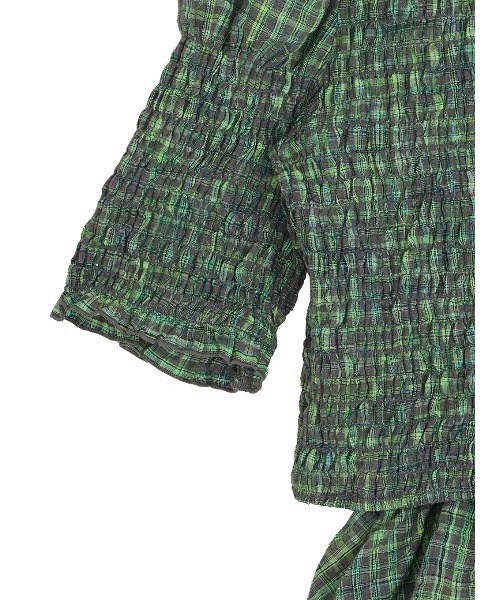 Ameri（アメリ）の「MEDI BUSTIER SET SHIRRING SHORT TOP（シャツ