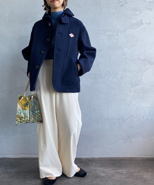 DANTON（ダントン）の「[DANTON/ダントン] ウールパイル 丸襟