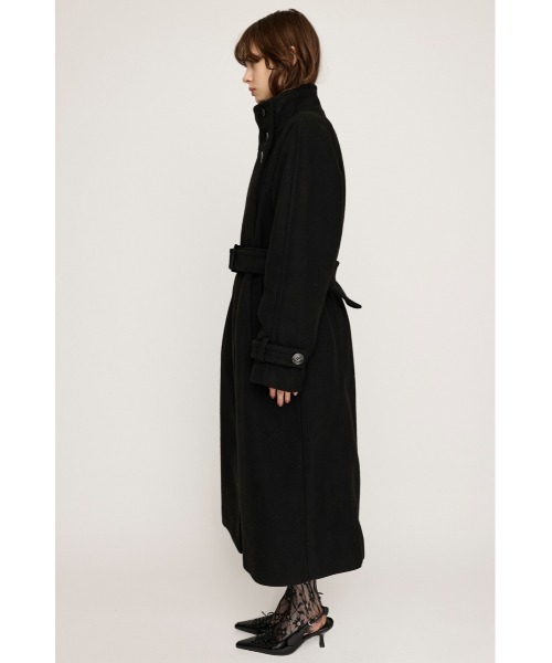 SLY（スライ）の「WIDE STAND NECK LONG COAT ワイド スタンド ネック
