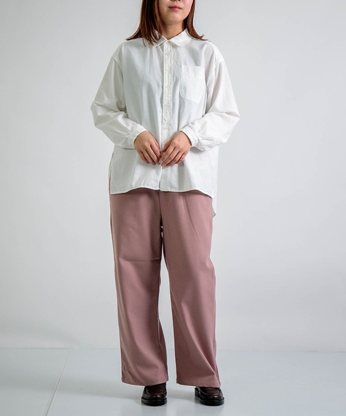 D.M.G. / ディーエムジー] オックスシャンブレー ナチュラルシャツ