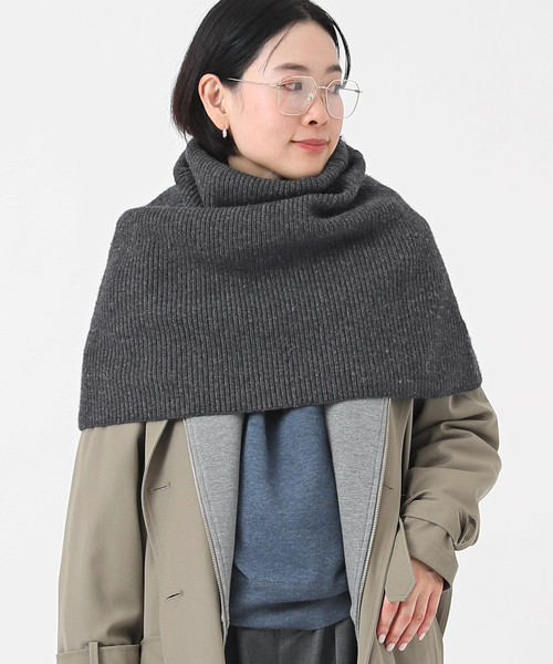 追加 リブニットケープ（ネックウォーマー/スヌード）｜AP STUDIO