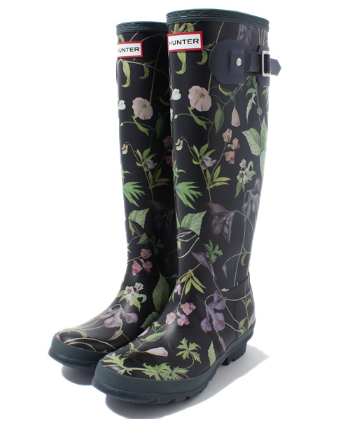 Cartonnage（カルトナージュ）の「【HUNTER】花柄レインブーツ（レイン