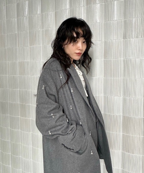 Ameri（アメリ）の「UND ELSA BIJOU WOOL JACKET（テーラード