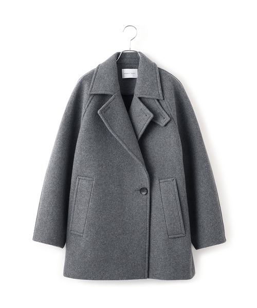 ウールボンディングミドルコート（ステンカラーコート）｜ADAM ET ROPE