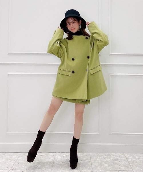 EIMY ISTOIRE（エイミーイストワール）の「バイカラーボタンショート