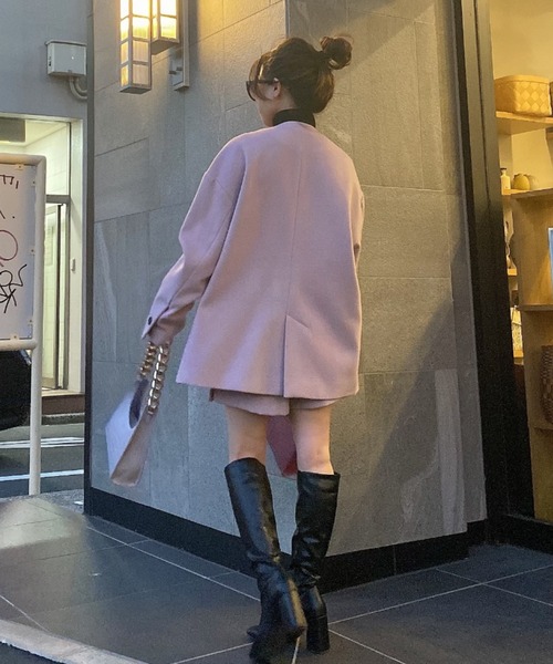 EIMY ISTOIRE（エイミーイストワール）の「バイカラーボタンショート