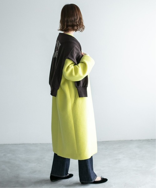 セール】MANTECO ノーカラーコート◇（ノーカラーコート）｜IENA