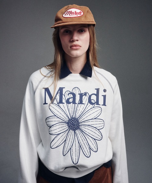 SWEATSHIRT RAGLAN FLOWERMARDI / スウェットシャツ ラグラン フラワー