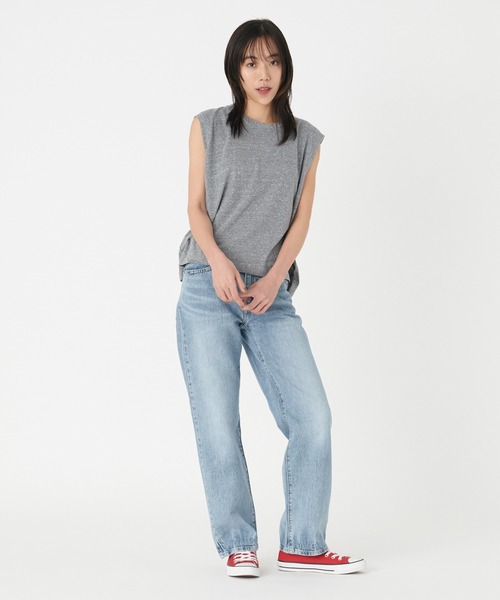 セール】Levi's/リーバイス BOXY ノースリーブ グレー TRIBLEND HEADER