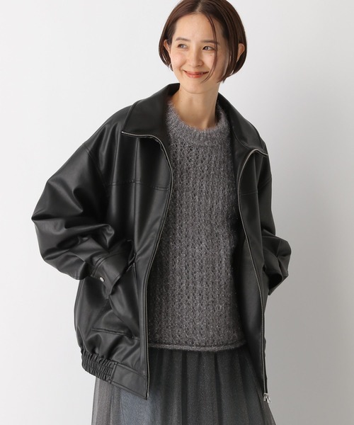 LEPSIM（レプシィム）の「フェイクレザーブルゾン 132457（ブルゾン