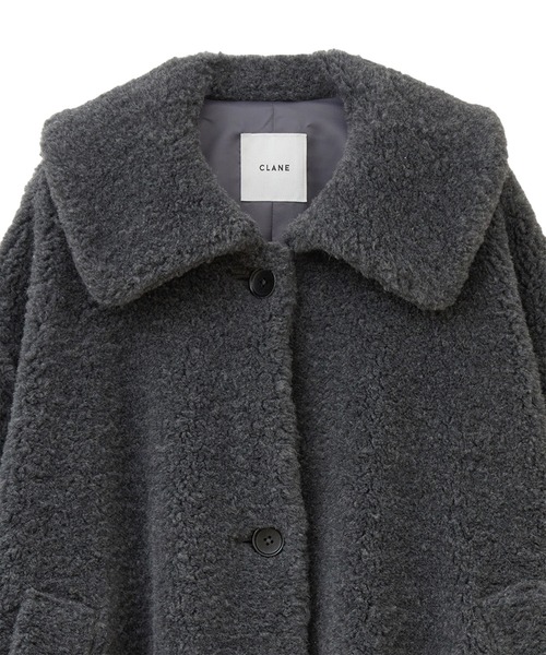 CLANE（クラネ）の「【CLANE/クラネ】VOLUME FLARE BOA COAT