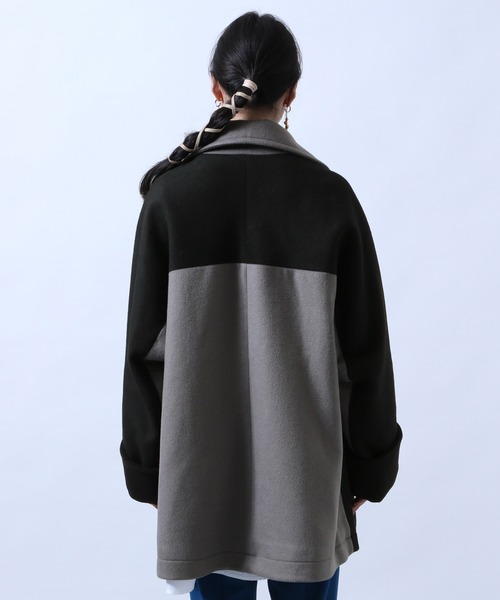 HARE（ハレ）の「バイカラーPコート(HARE)（ピーコート）」 - WEAR