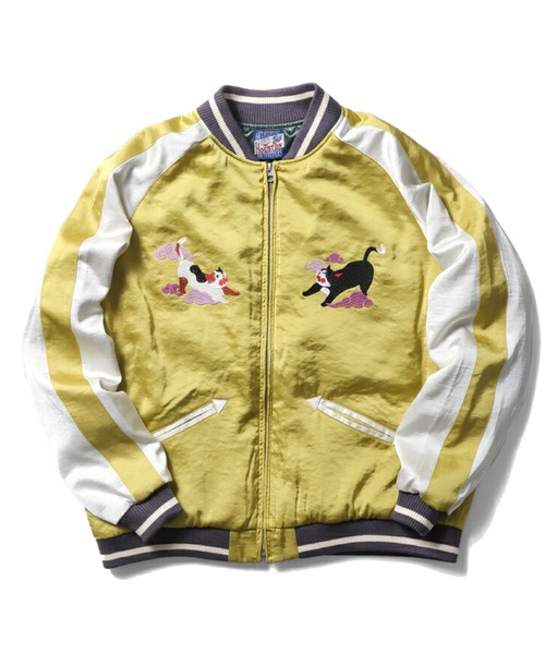 HOUSTON（ヒューストン）の「HOUSTON スカジャン(百猫)（スカジャン