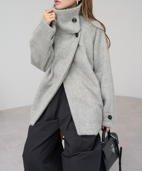 Bonjour Sagan（ボンジュールサガン）の「シャギーミドル丈スタンド