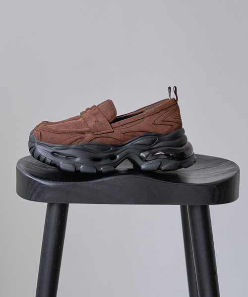 抗菌防臭テープ付き】キリカエボリュームローファー/573242