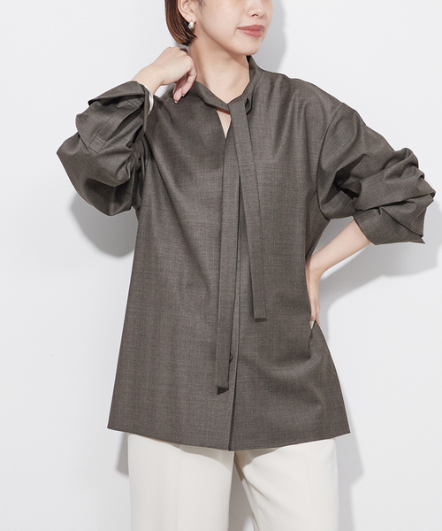 plage（プラージュ）の「【R'IAM】 Tie ブラウス（シャツ/ブラウス