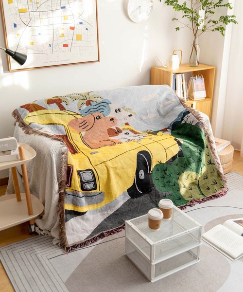 セール】【 somni / ソニ 】 カジュアル レトロブランケット