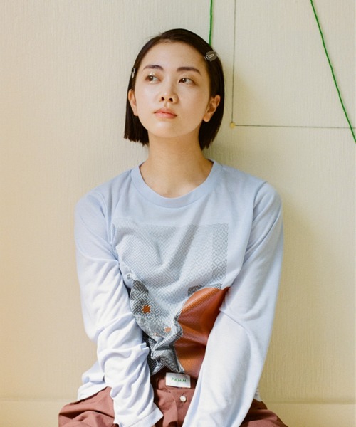 PAMM（パム）の「網点シースルーロンT（Tシャツ/カットソー）」 - WEAR