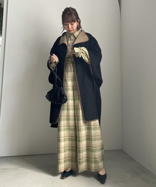 Ameri（アメリ）の「REVERSIBLE COLOR PONCHO COAT（ポンチョ）」 - WEAR