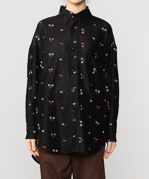 TICCA（ティッカ）の「TICCA | フラワー刺繍 シャツブルゾン WOMEN