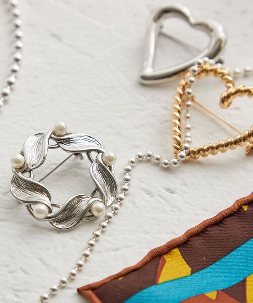 ニュアンス モチーフ ブローチ（ブローチ/コサージュ）｜SHIPS