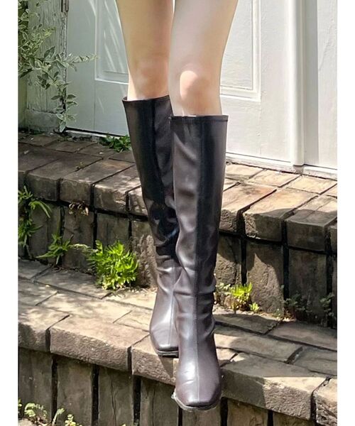 ストレッチロングブーツ（ブーツ）｜MERCURYDUO（マーキュリーデュオ